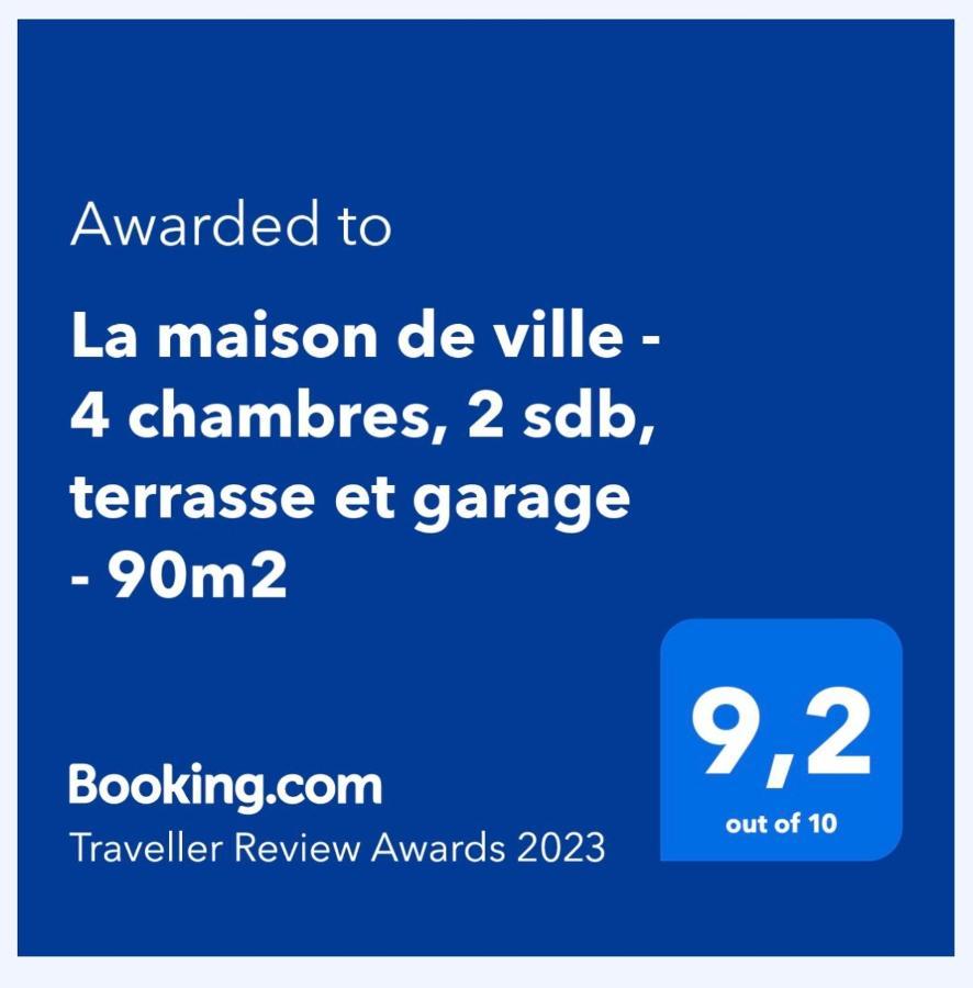 La Maison De Ville - 4 Chambres, 2 Sdb, Terrasse Et Garage - 90M2 เวอซูล ภายนอก รูปภาพ
